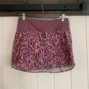 Athleta Purple and Orange Mini Skirt